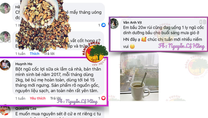 Rivew bột ngũ cốc dinh dưỡng Hằng Thuận Tây Nguyên